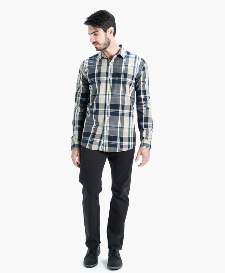 DOCKERS ORIGINAL - Broek - harvest gold/donkerblauw denim DOCKERS ORIGINAL - Broek - harvest gold/donkerblauw denim
